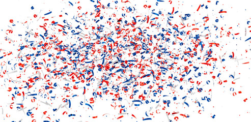 Festive confetti explosion. Perfect for celebratory backgrounds, party invitations, and more.