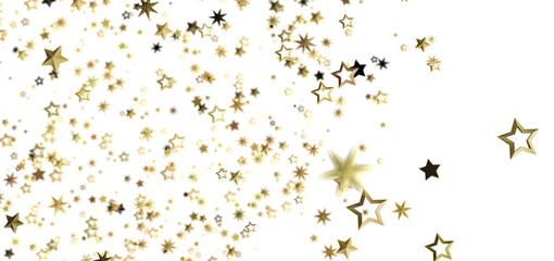 Sparkling gold stars on white. Perfect for holidays, celebrations, and more!
