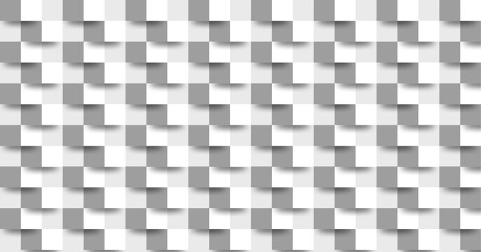 3d box geometric pattern vector background