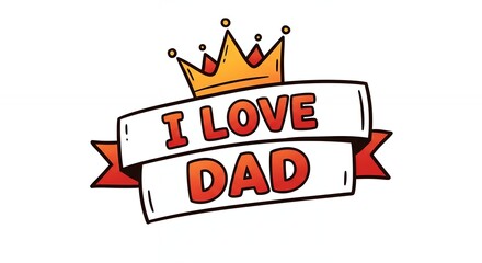 I love dad graphic design