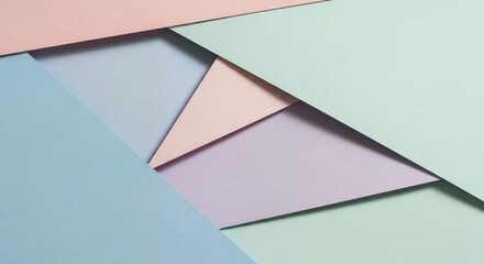 Pastel Paper Fold