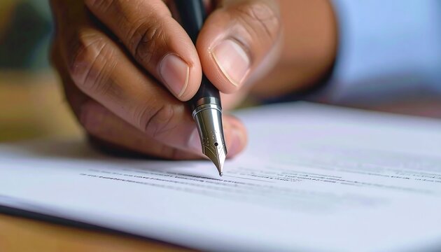 Person signing a document (1)