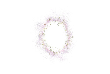 Sparkling star and glitter border. Perfect for wedding, holiday, or celebration designs. Add your text or logo!