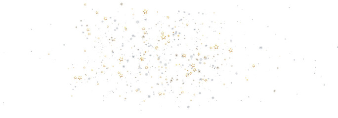 Elegant background with gold and silver stars. Perfect for celebrations, holidays, or magical designs.