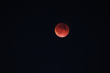 Moon eclipse. Lunar eclipse of September 2025.