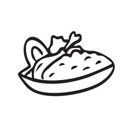 Islamic Handdrawn Icon Vector