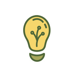 creative idea and innovation light bulb icon