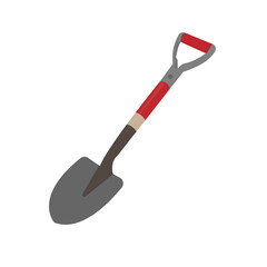 vector of a builder's sand shovel