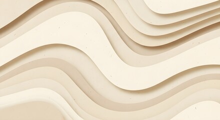Obraz premium Abstract flowing wavy layers with subtle texture and soft shadows 69 characters