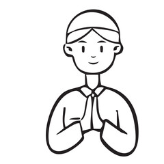 Islamic Handdrawn Icon Vector