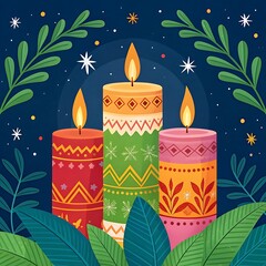 D&iacute;a de las Velitas Background