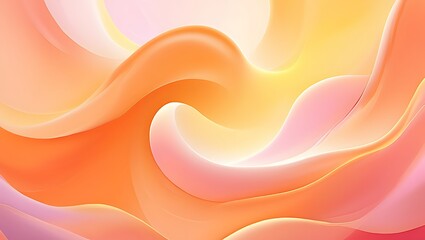 Obraz premium Abstract background with smooth flowing curves in warm colors