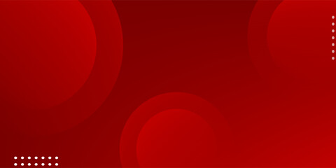Fototapeta premium Abstract red liquid wave background. Circle abstract vector banner design. for presentation design. Vermilion base for website, print, base for banners, wallpapers, business cards, brochure, banner