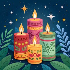 D&iacute;a de las Velitas Background