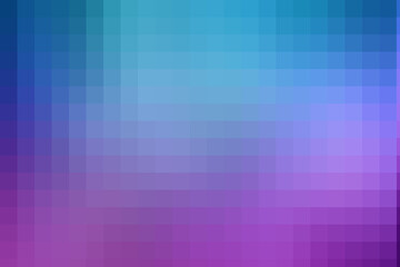 Mosaic background with a gradient of blue, cyan, and purple pixelated squares