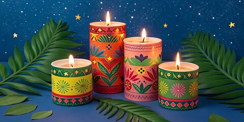 D&iacute;a de las Velitas Background