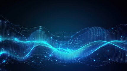 Abstract digital wave background