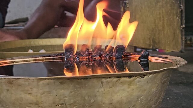 Large Diya Burning at Joranda Mahima Temple & Sunya Mandir, Dhenkanal, Odisha, India