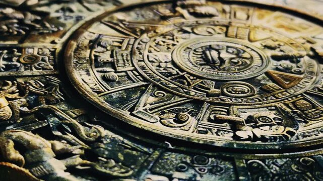 Historical Motifs from the Aztec Civilization