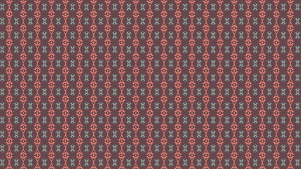 Seamless pattern design with geometric shapes for textile and surface coverings use