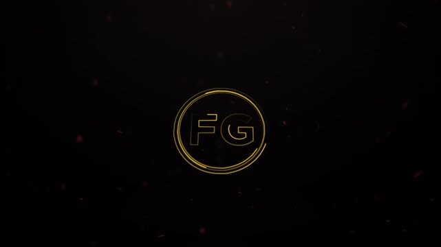 Elegant Golden Logo Intro Animation