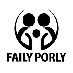 family human icon logo design