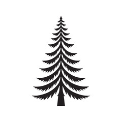 Obraz premium A vector illustration of a set of green Christmas trees decorated with snow and lights, perfect for a winter holiday celebration