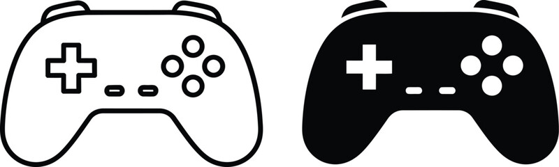 Obraz premium Game controller icon vector illustration gamepad console design