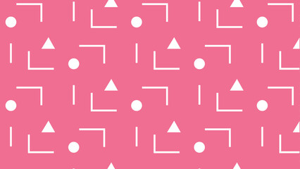 Geometric vector pattern multicoloured