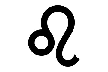 Leo zodiac sign symbol astrology silhouette