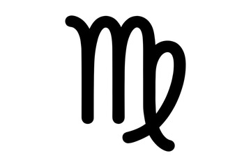 Virgo astrological sign horoscope silhouette
