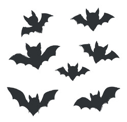 Hand Drawn Halloween Bat Vector for Halloween decorations, invitations and holiday decorations.