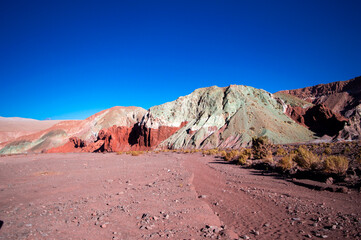 Rainbow Valley Colors in San Pedro de Atacama