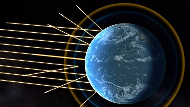 Earth atmosphere without greenhouse gases.