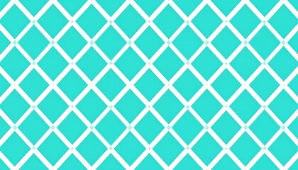 Teal and white diamond pattern