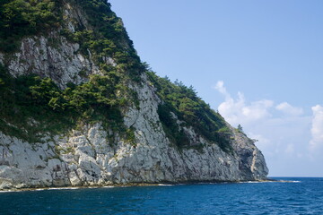 Munseom Cliff Face from Boat