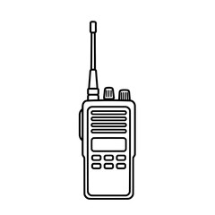 Walkie Talkie Line Art Vector Illustration

 

 
