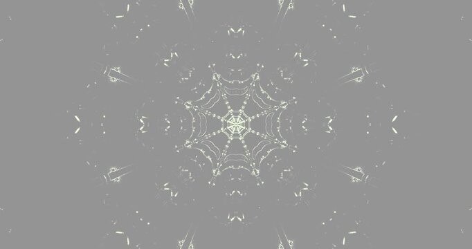 AI-generated abstract a geometrical star shape with intricate patterns in a symmetrical kaleidoscope