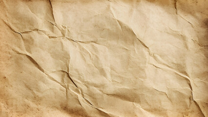 Crumpled paper as background. Vintage style vector background.