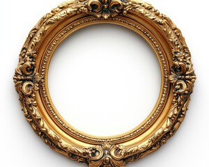 Ornate gold picture frame