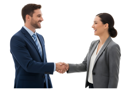 business people shaking hands