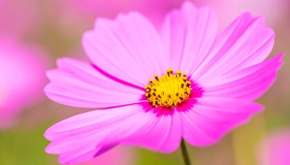 Fototapeta premium Close-up vibrant pink flower