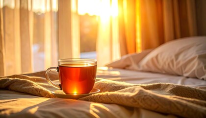 Warm tea by the window