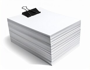 black folder with papers