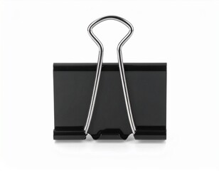 black paper clip