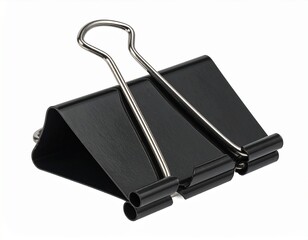 black paper clip