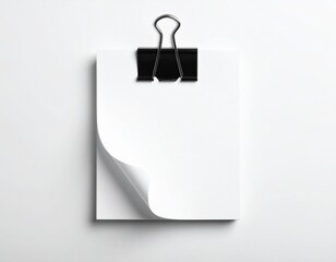 white paper clip