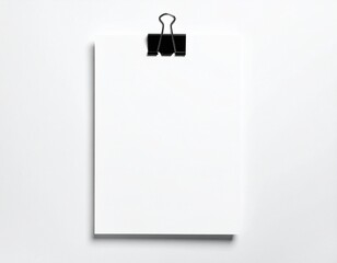 white paper clip