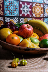 fresh fruits and vegetables still life