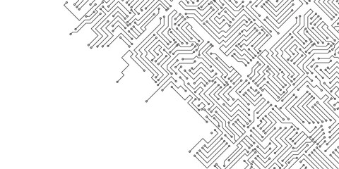 Circuit technology background. Technology modern design concept. Vector art
